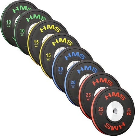 Zestaw talerzy olimpijskich bumper HMS BTBR set 8 sztuk
