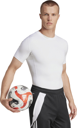 Koszulka męska adidas Techfit Short Sleeve Tee biała JP4675