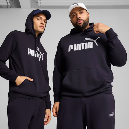 Bluza męska Puma ESS No.1 Logo Hoodie TR granatowa 682572 16