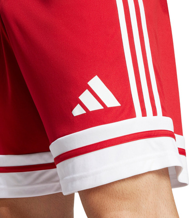 Spodenki męskie adidas Squadra 25 czerwone JE7745