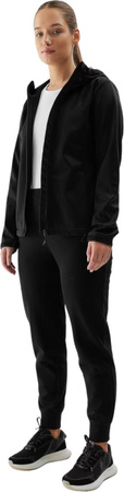 Kurtka przejściowa softshell z kapturem damska 4F F215 czarna