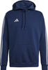 Bluza męska adidas Tiro 23 League Sweat Hoodie granatowo-biała HS3599