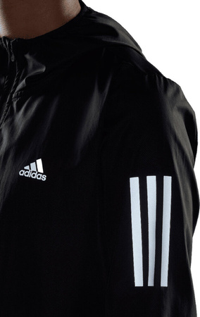 Kurtka damska adidas Own the Run Hooded Running Windbreaker czarna H59271