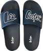 Klapki damskie Lee Cooper granatowo-białe LCW-24-42-2480LA