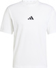 Koszulka męska adidas Essentials Small Logo Single Jersey biała JF1092