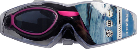 Okularki pływackie Crowell GS22 VITO czarno-różowe 03