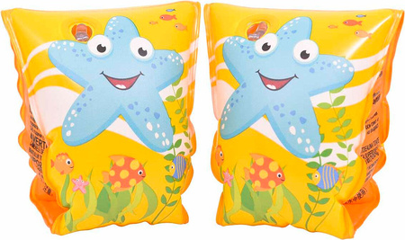 Rękawki do pływania dla dzieci zwierzątka morskie 23x15cm 37464 gwiazda