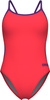 Damski Strój Kąpielowy Women's Swimsuit Lace Back Solid  dress blues rozmiar 30