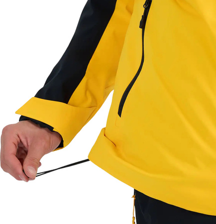 Kurtka narciarska męska 4F M0787 żółto-czarna 4FWAW25TTJAM0787 70S