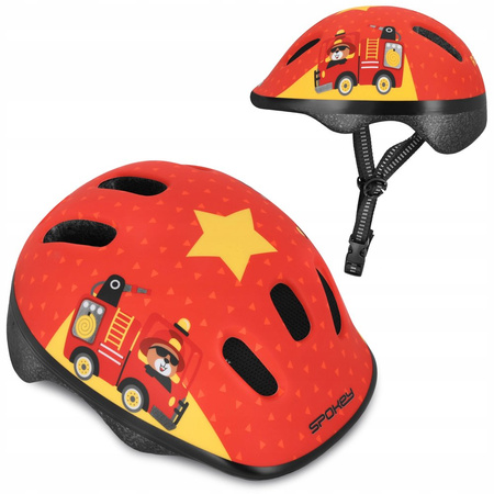 Kask rowerowy dla dzieci Spokey Fun czerwony M 941014