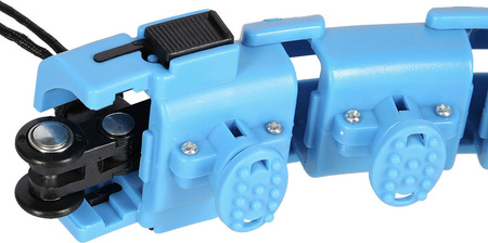 Hula hop z wypustkami i obciążnikiem One Fitness oha01 niebieskie