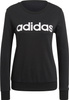 Bluza damska adidas Essentials Linear Sweatshirt czarna GL0718