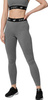 Legginsy funkcyjne damskie 4F średni szary melanż H4Z22 SPDF351 24M