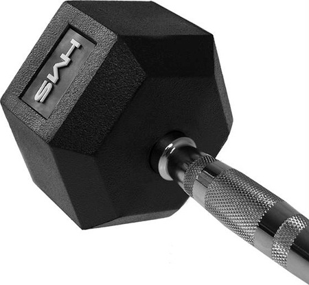 Hantla sześciokątna treningowa HMS Hex Pro 47.5 kg