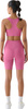 Legginsy damskie krótkie 4F F012 różowe 4FWAW24TFSTF012 53S