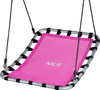Bocianie gniazdo huśtawka Nils Camp NB5045 różowa 102 × 76 cm