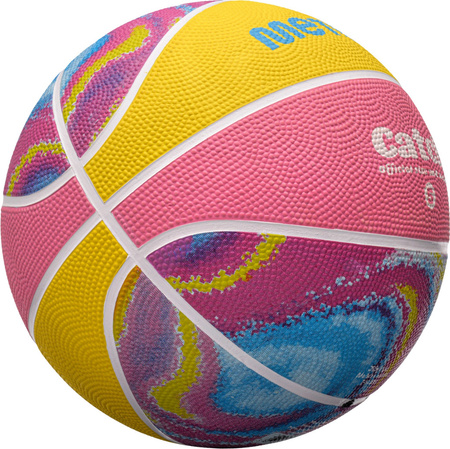 Piłka do koszykówki koszykowa Meteor Catch 5 kolorowa 16810