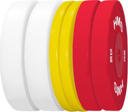 Tpp zestaw talerzy olimpijskich technicznych HMS pe 2 x 1.5 - 5 kg (18 kg)