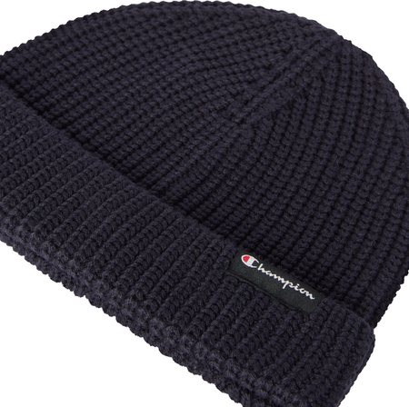 Czapka zimowa ciepła Champion Beanie Cap granatowa 806068 BS501
