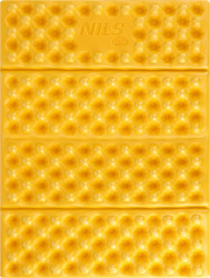 Karimata mata turystyczna do siedzenia składana NC17105 Nils camp żółta 40x30x2cm