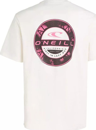 Męska koszulka z krótkim rękawem O'neill JACK O'NEILL BACKPRINT T-SHIRT snow white rozmiar M
