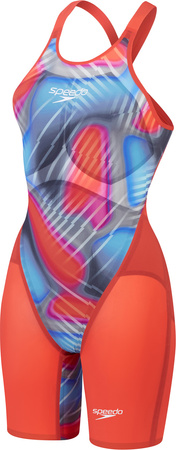 Damski Strój Pływacki Lzr Valor 2.0 Opbk Kskn Af  light navy/turquise/black rozmiar 28