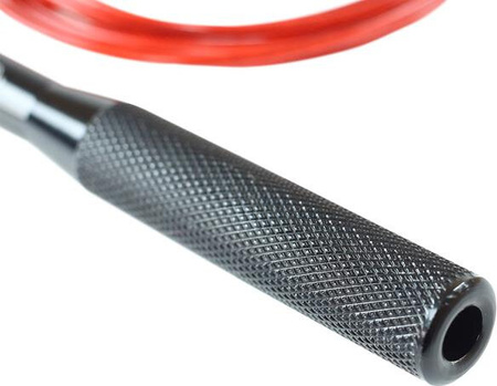 Skakanka Szybka HMS SK52 czerwono-czarna