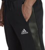 Spodnie męskie adidas Essentials Camo Print Fleece Pant czarne HL6929