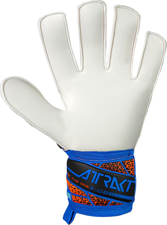 Rękawice bramkarskie Reusch Attrakt Solid niebiesko-czarne 5570515 4467