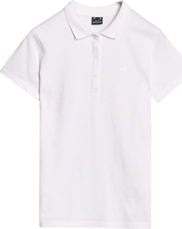 Koszulka damska polo 4F F365 biała 4FWMM00TPTSF365 10S