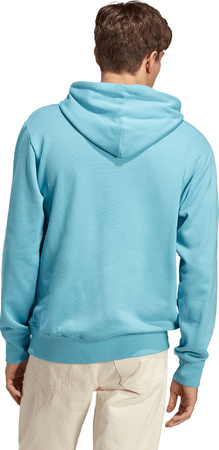 Bluza męska adidas Essentials French Terry Big Logo Hoodie błękitna IC9367
