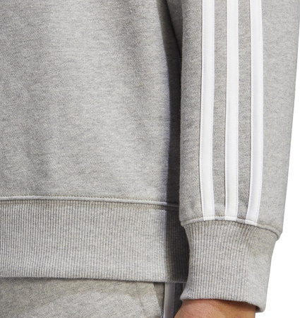 Bluza damska adidas Essentials 3-Stripes szara IC9905