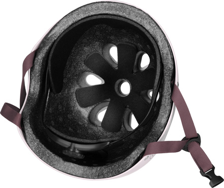 Dziecięcy kask rowerowy na rolki hulajnogę regulowany Nils Extreme MTW001-1 ciemnoróżowy r XS (48-52CM)