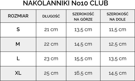 Nakolanniki NO10 Club czerwone 56106