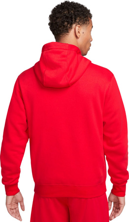 Bluza męska Nike Team Club 20 Hoodie czerwona CW6894 657