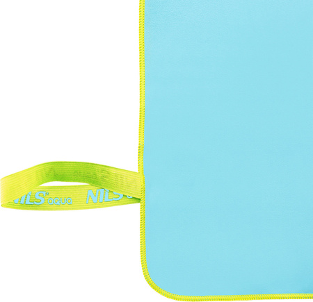 Ręcznik z mikrofibry szybkoschnący Nils Aqua NAR11 niebieski 70x140 cm