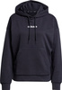 Bluza damska adidas Essentials Linear French Terry Hoodie czarna JV7841
