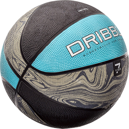 Piłka do koszykówki koszykowa Meteor Dribble szaro-niebieska 07091