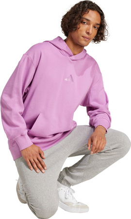Bluza męska adidas ALL SZN French Terry Hoodie fioletowa IY4160
