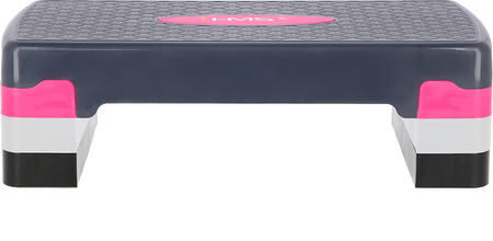 Step do ćwiczeń aerobiku HMS AS002 różowo-szary