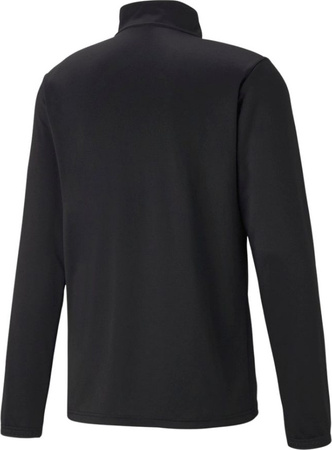 Bluza męska Puma teamRISE 1 4 Zip Top czarna 657394 03
