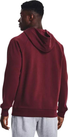 Bluza męska Under Armour Rival Fleece Big Logo HD bordowa 1357093 690