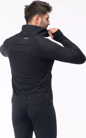 Męska bluza ocieplana rozpinana bez kaptura Fitanu Fexan rozmiar L