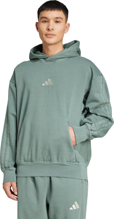 Bluza męska adidas A SZN W FL HD zielona JL6538