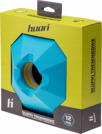 Pachołki treningowe zestaw znaczniki talerzyki Huari Conise x12