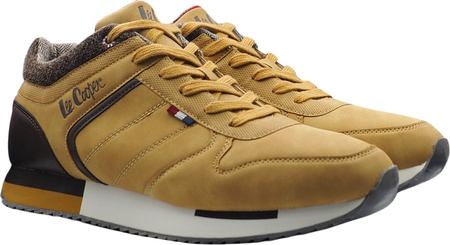 Buty męskie sportowe miejskie Lee Cooper brązowe LCJ-21-29-0643M