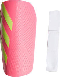 Ochraniacze piłkarskie na golenie piszczele nagolenniki dla dzieci adidas Tiro Club różowo-limonkowe JM8364