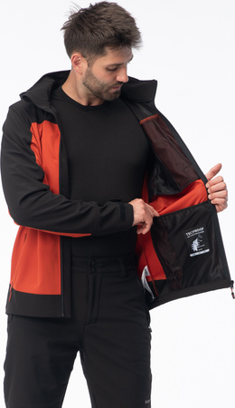 Męska kurtka przejściowa softshell Hi-tec Nikko membrana 10000mm rozmiar S