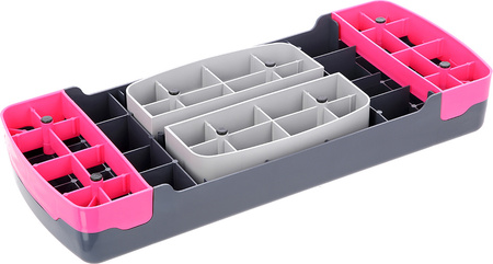 Step do ćwiczeń aerobiku HMS AS002 różowo-szary