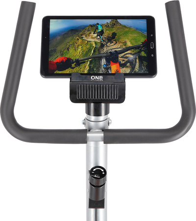 Rower mechaniczny One Fitness RW3011 srebrno-pomarańczowy